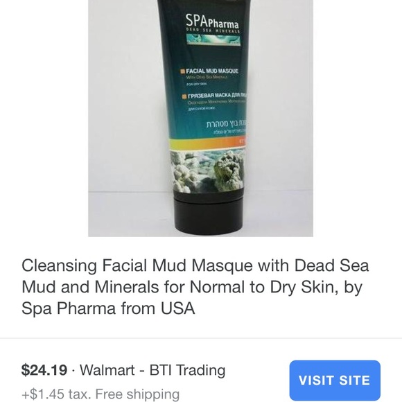 Dead Sea minerals charcoal detoxifying mud masque - Picture 3 of 5